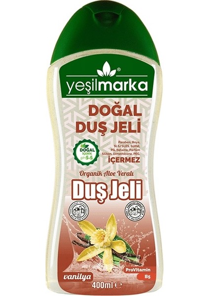 Doğal Duş Jeli Vanilya