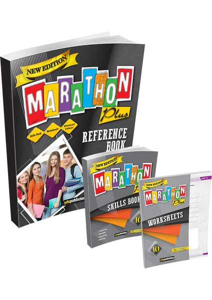 YDS Publishing   10. Sınıf New Edition Marathon Plus Reference Book + Skills Book + Worksheets