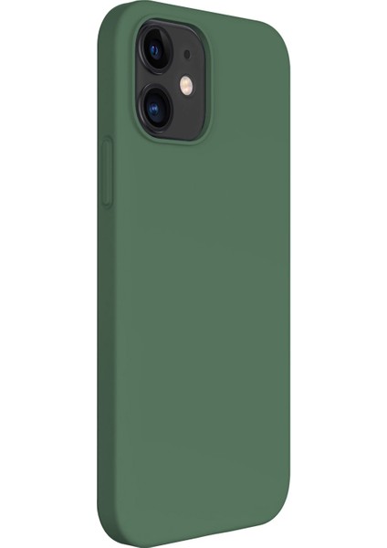 Apple iPhone 12 Kılıf Groovy Soft Koyu Yeşil fiyatları