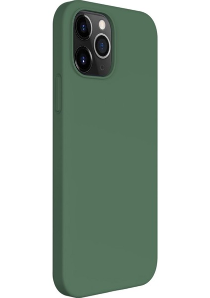 Apple iPhone 12 Pro Kılıf Groovy Soft Koyu Yeşil