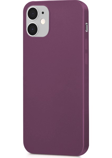 Matte Silikon Apple iPhone 12 Kılıf Mor fiyatları