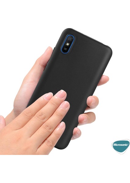 Matte Silikon Xiaomi Redmi 9A Kılıf Mor
