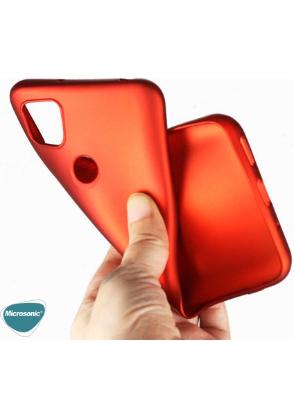 Matte Silikon Xiaomi Redmi 9c Kılıf Kırmızı