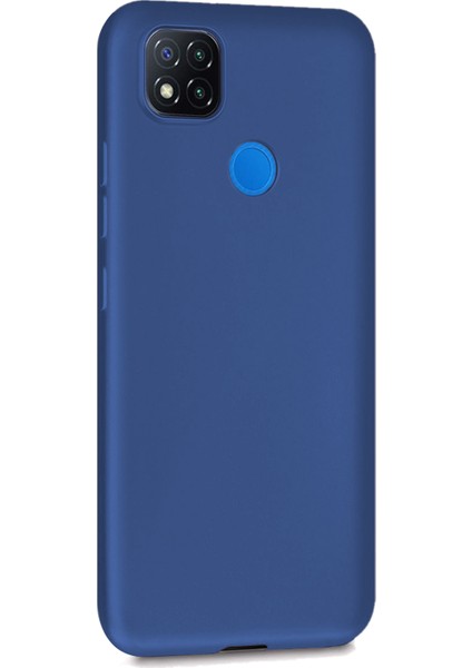 Matte Silikon Xiaomi Redmi 9c Kılıf Lacivert