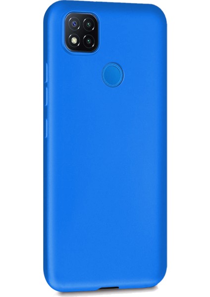 Matte Silikon Xiaomi Redmi 9c Kılıf Mavi