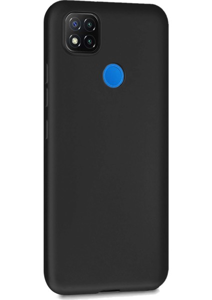 Matte Silikon Xiaomi Redmi 9c Kılıf Siyah