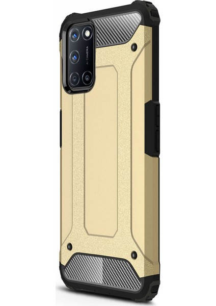 Oppo A92 Kılıf Rugged Armor Gold fiyatları