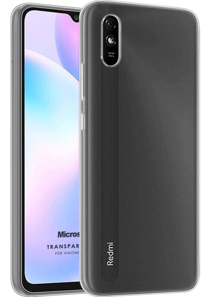 Xiaomi Redmi 9A Kılıf Transparent Soft Şeffaf