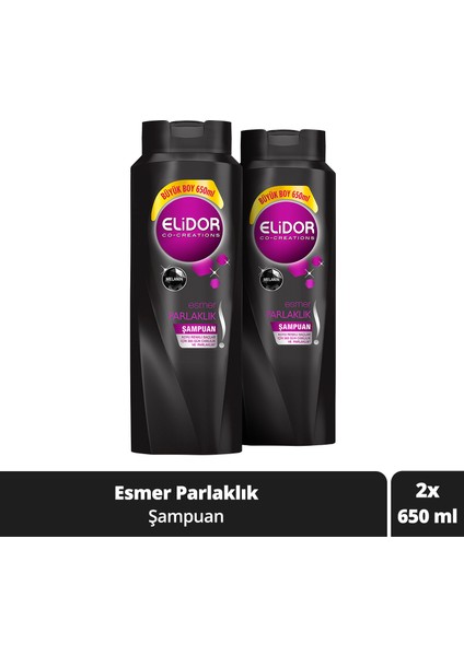 Esmer Parlaklık Saç Bakım Şampuanı 650 ml x 2 Adet