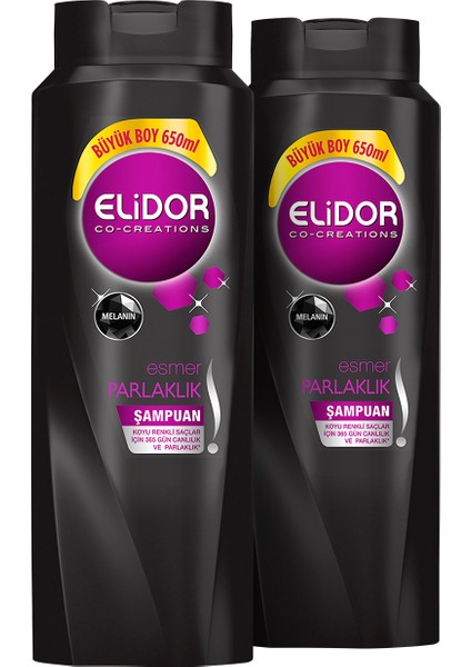 Esmer Parlaklık Saç Bakım Şampuanı 650 ml x 2 Adet