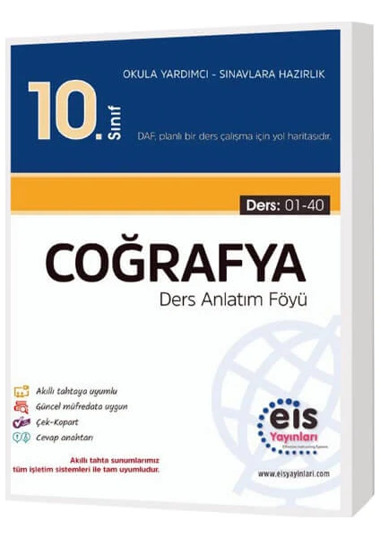 Eis Yayınları 10.Sınıf Coğrafya Ders Anlatım Föyü