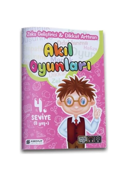 4 Boyut Yayınları Akıl Oyunları 4.Seviye