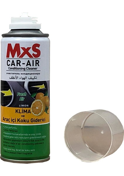 Mxs Araç İçi Klima Koku Giderici Limon Aromalı 200 ml