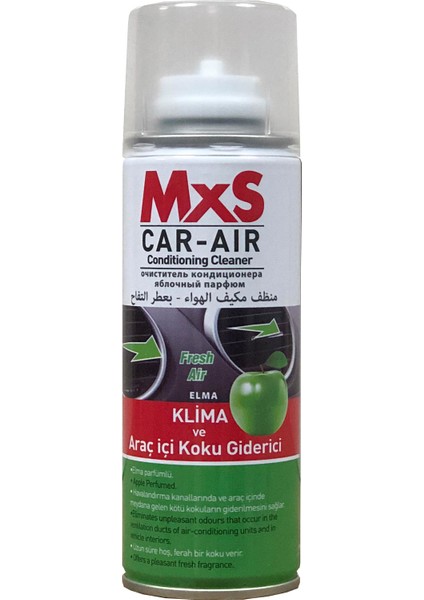 Mxs Araç İçi Klima Koku Giderici Elma Aromalı 200 ml