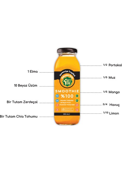 Narenciye Tropikal Smoothie 12 x 250 ml