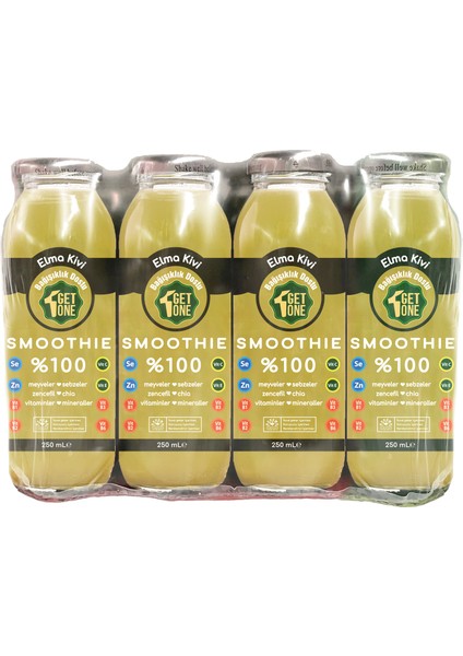 100% Elma Kivi Smoothie 12 x 250 ml