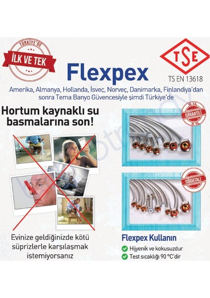 Flexpex 50 cm 3/8-3/8 Dd
