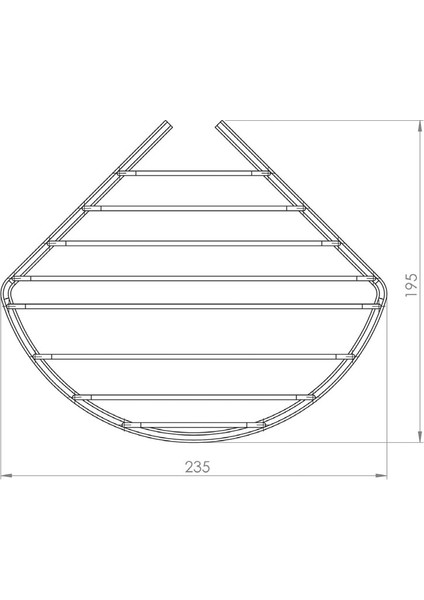 Ikili Oval Tel 20*20 cm Süngerlik