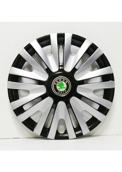 Skoda 15 Inç Jant Kapağı Takımı Çelik Görünümlü