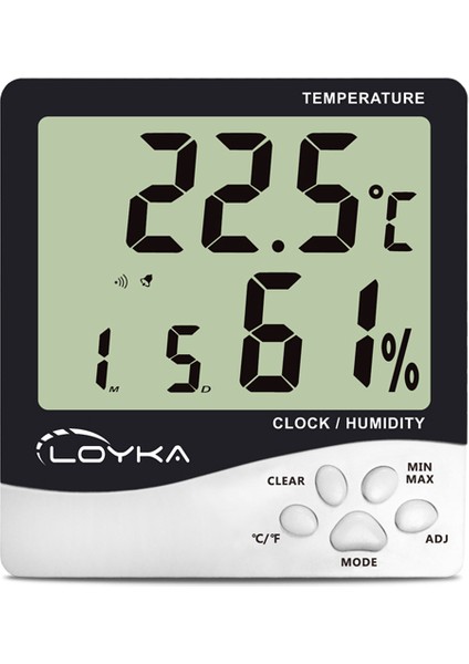 Nem ve Sıcaklık Ölçer Loyka H100+