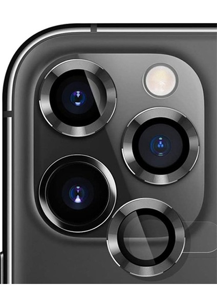 Apple iPhone 11 Pro-11 Pro Max Kamera Lens Koruyucu Aluminium 3 Adet AL-32965