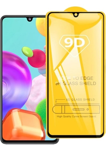 Samsung Galaxy A41 9D Full Glue Tempered Cam Ekran Koruyucu AL-32933