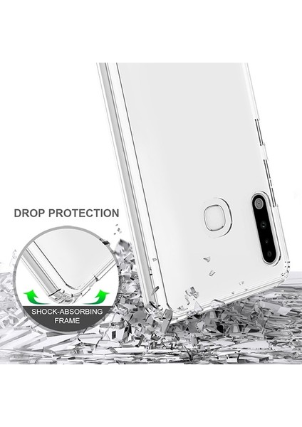 Samsung Galaxy A70E Anti-Drop Darbe Emici Silikon Kılıf Shockproof Kılıf AL-32476 fırsatları