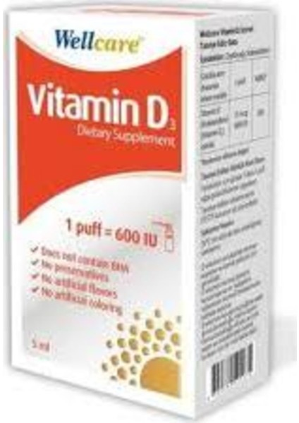 Vitamin D3 600'lü 5 ml