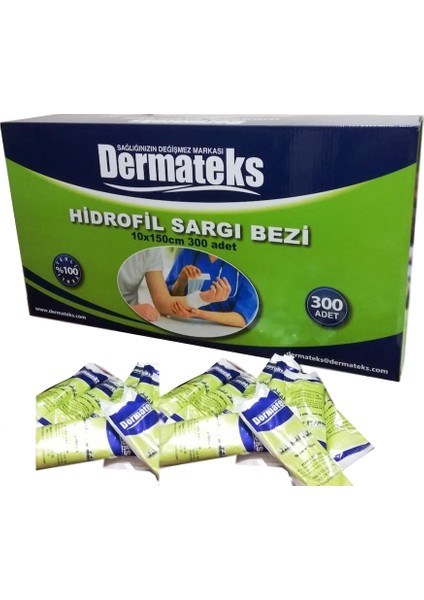 Hidrofil Sargı Bezi 10 cm x 150 cm - 300 Adet