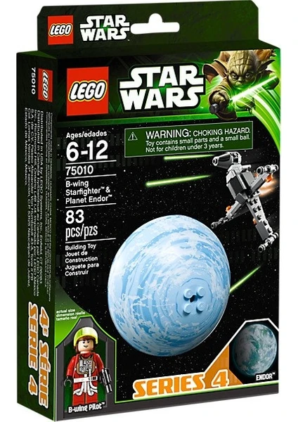 B-Wing Starfighter & Planet Endor Set 75010