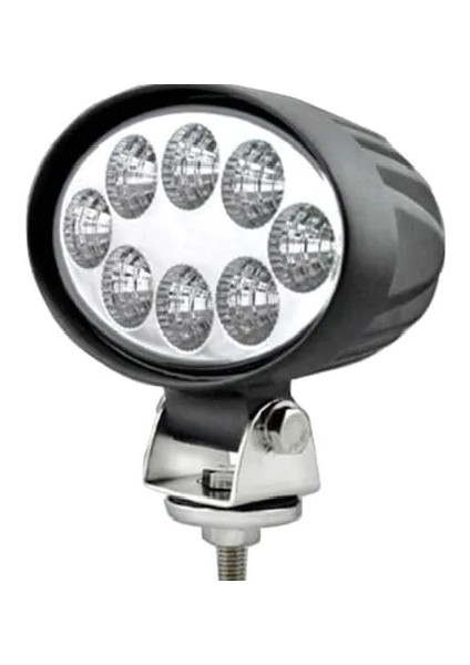 Oval Çalışma Lambası Beyaz Işık 24 W 8 LED