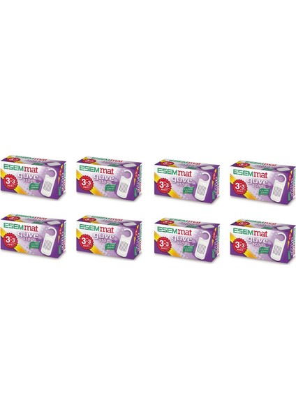 Güve Stop (3 Askı + 3 Çekmece) 8 Li Set