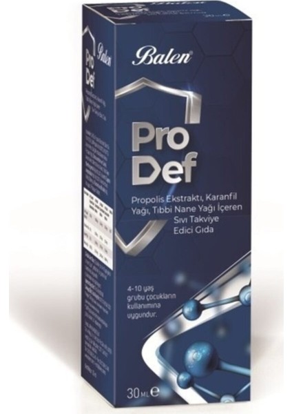 Prodef Propolis Karanfil Yağı Içeren Boğaz Spreyi 30 ml x 3ADET