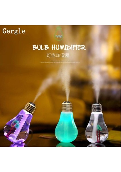Dekoratif Ampul Model Hava Nemlendirici LED Işıklı USB Girişli fiyatları