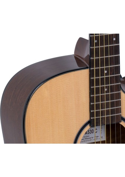 VA530C Cutaway Akustik Gitar Parlak Cilalı - N (Naturel)
