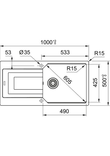 Urban Ubg 611-100 Nero Granit Evye fiyatları