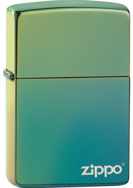 Çakmak 49191ZL High Polish Teal Zippo Logo