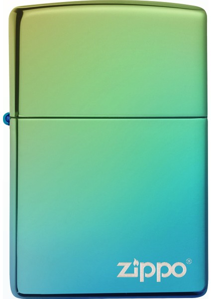 Çakmak 49191ZL High Polish Teal Zippo Logo