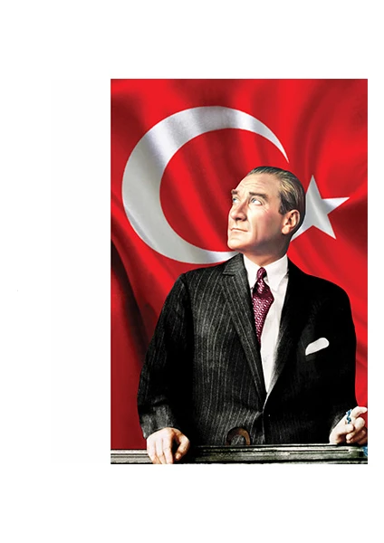 Bilgi Bayrak Atatürk Posteri 100 x 150 cm