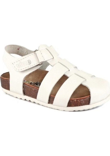 Deri Kız Bebek Sandalet