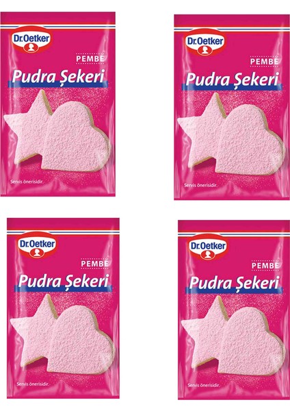 Pembe Pudra Şekeri 15 gr x 4