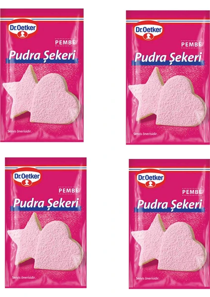 Dr. Oetker Pembe Pudra Şekeri 15 gr x 4