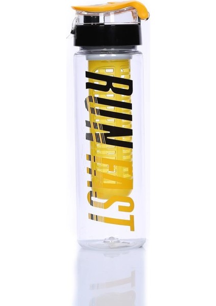 Tritan Neon Detox Süzgeçli Matara Suluk