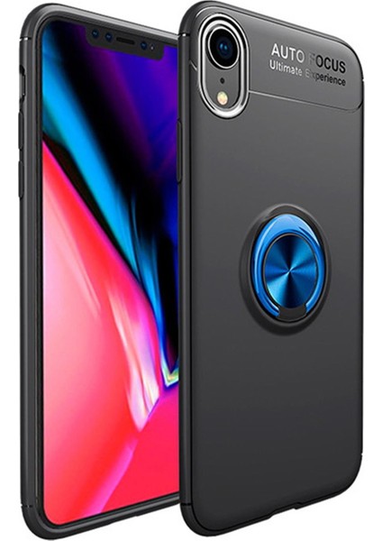 iPhone Xr Kılıf 6.1 Inç Selfie Yüzüklü Esnek Silikon Rvl