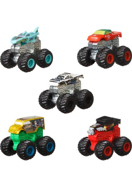 Hot Wheels Monster Trucks Mini Arabalar Sürpriz Paket, 3 Yaş ve Üzeri İçin GPB72