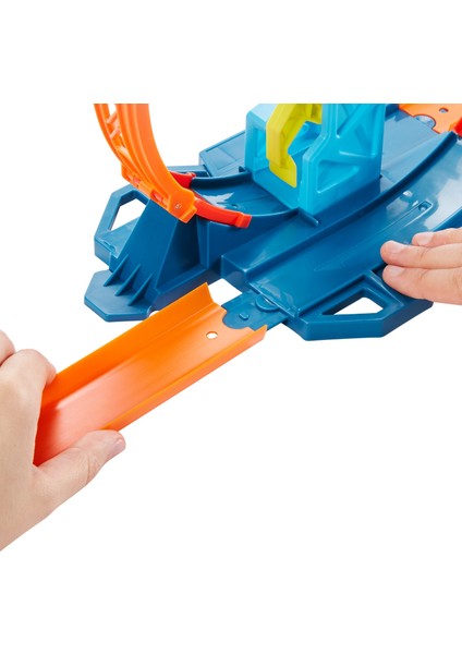 Track Builder Fırlatıcılı Yarış Seti FLL02