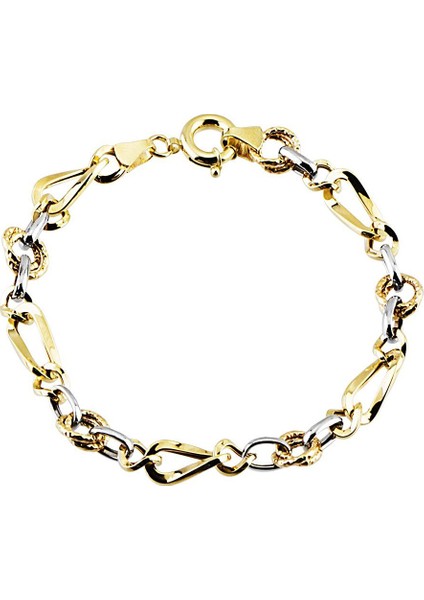 Altın Bileklik Hallow Tasarım 14K Gold