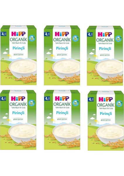 Organik Pirinçli Kaşık Maması 200 gr 6'lı Paket