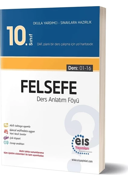 Eis Yayınları 10.Sınıf Felsefe Ders Anlatım Föyü