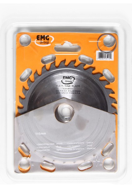 3'lü 115 mm Turbo Mermer Fayans Ahşap Metal Kesme Disk Seti